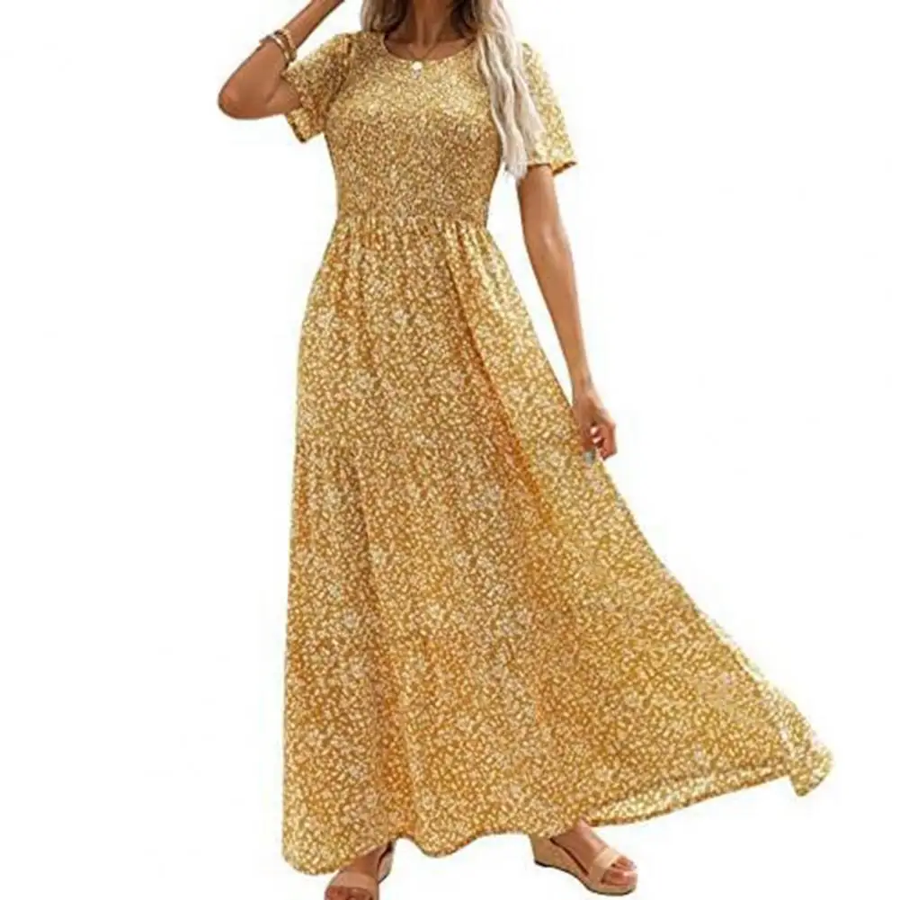 Women Bohemian Dress 2021 Summer Floral Print Casual Short Sleeve Sundress Lady O-neck Party Robe Plus Size fashion print dress
Women Bohemian Dress 2021 Summer Floral Print Casual Short Sleeve Sundress Lady O-neck Party Robe Plus Size fashion print dress