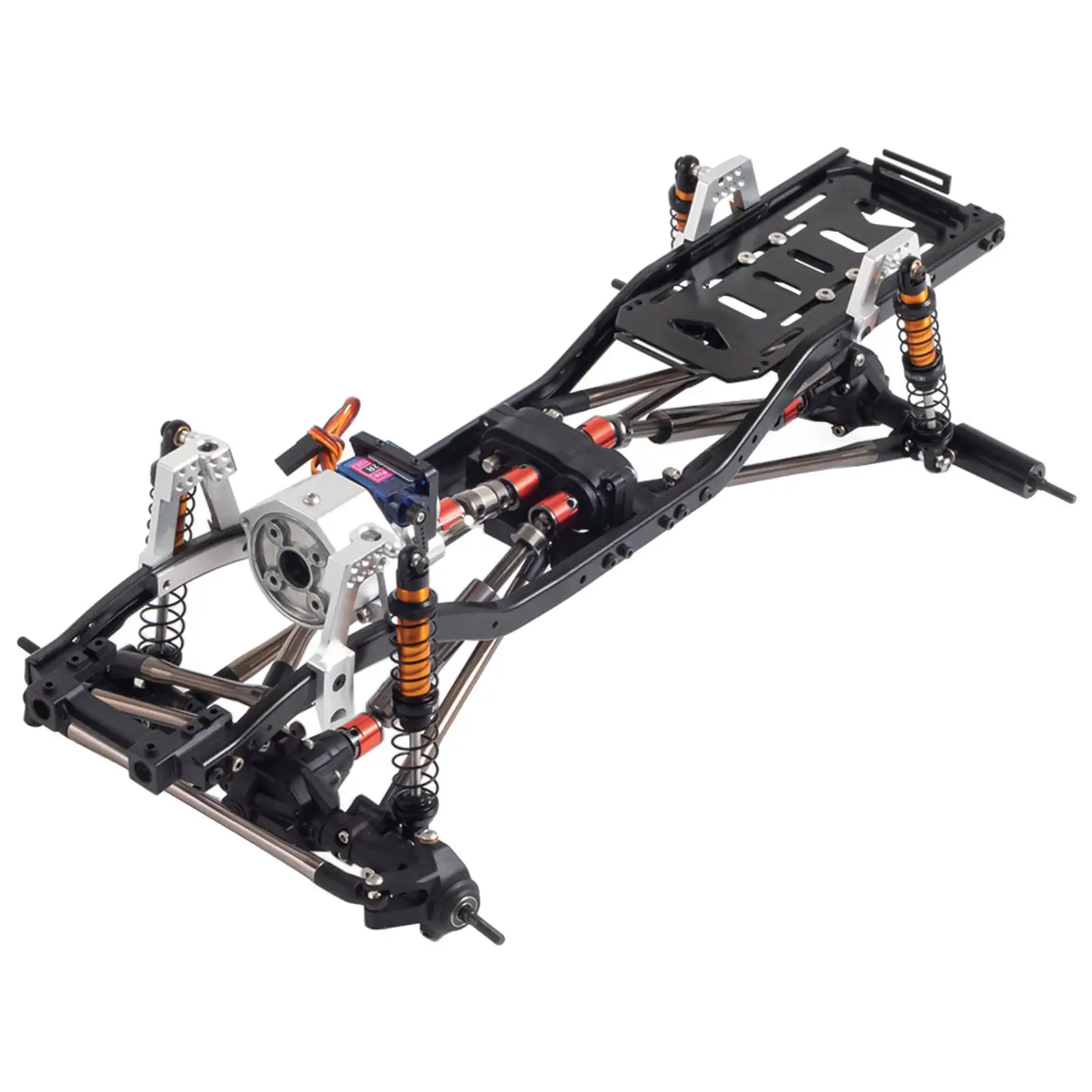 313mm Wheelbase Chassis Frame 2-Speed Transmission fits for 1/10 Axial SCX10 90046 RC
313mm Wheelbase Chassis Frame 2-Speed Transmission fits for 1/10 Axial SCX10 90046 RC
