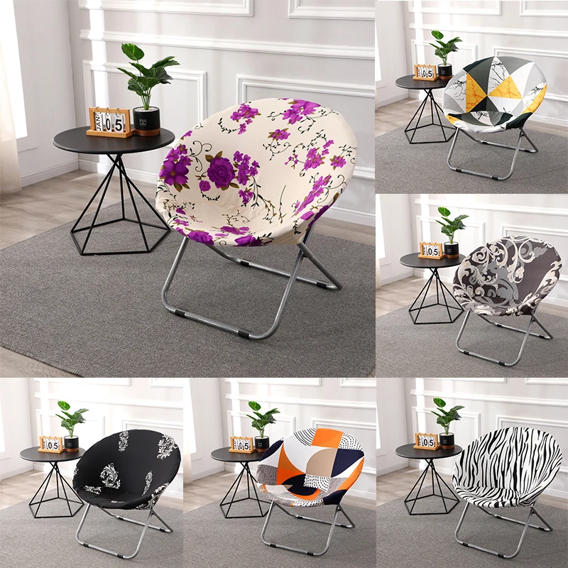 Round Moon Chair Cover Polyester Spandex Saucer Chair Covers Elastic Washable Fishing Chair Seat Protector Slipcovers Dustproof
Round Moon Chair Cover Polyester Spandex Saucer Chair Covers Elastic Washable Fishing Chair Seat Protector Slipcovers Dustproof