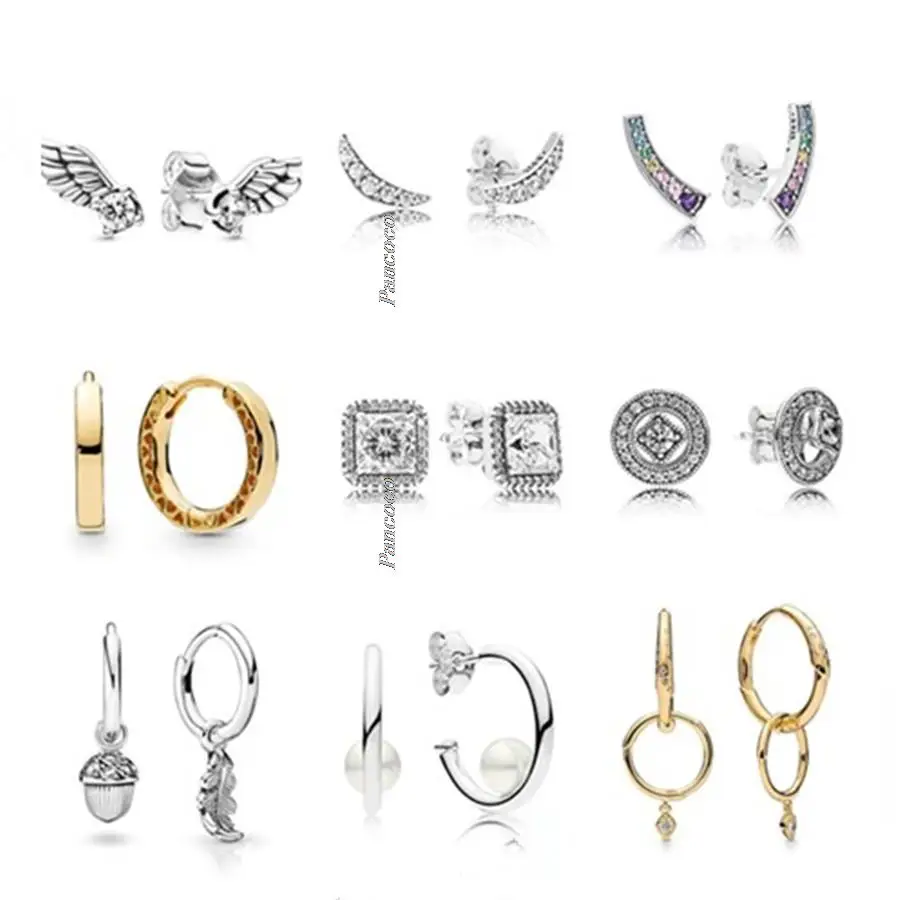 Authentic 925 Sterling Silver Earring Timeless Elegance With Zirconia Stud Earrings For Women Wedding Gift Fashion Jewelry
Authentic 925 Sterling Silver Earring Timeless Elegance With Zirconia Stud Earrings For Women Wedding Gift Fashion Jewelry