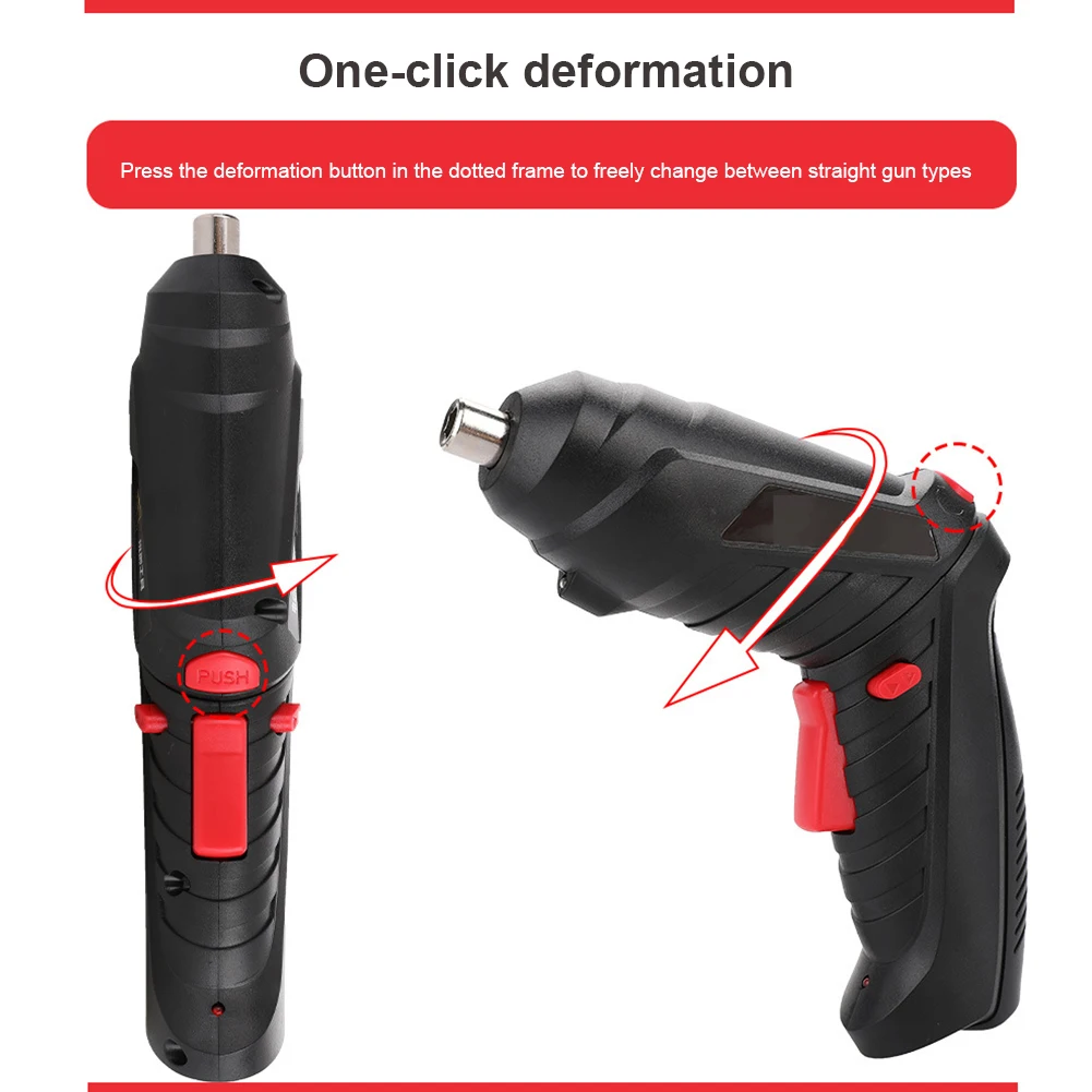 Electrical Screwdriver 3.6V Portable USB Charging Cordless Rechargeable Hand Cordless Practical Drill Power Supplies Power Tools
Electrical Screwdriver 3.6V Portable USB Charging Cordless Rechargeable Hand Cordless Practical Drill Power Supplies Power Tools