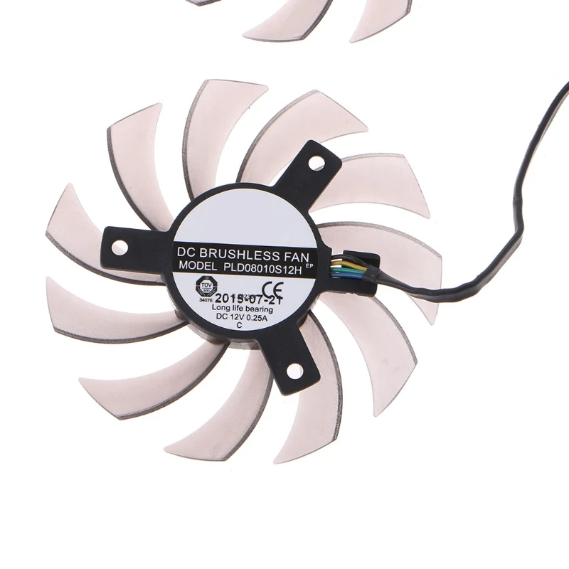 27RA 75MM PLD08010S12H 4Pin VGA Fan Graphics Card Cooling Fan for GTX 1050TI 550 12V
27RA 75MM PLD08010S12H 4Pin VGA Fan Graphics Card Cooling Fan for GTX 1050TI 550 12V