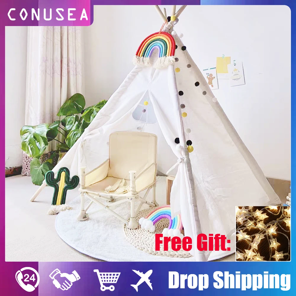 Kids Toy tent children's toys Foldable Indian Tipi Camping Tents indoor outdoor House for children Wigwam Toys for girl boy pets
Kids Toy tent children's toys Foldable Indian Tipi Camping Tents indoor outdoor House for children Wigwam Toys for girl boy pets