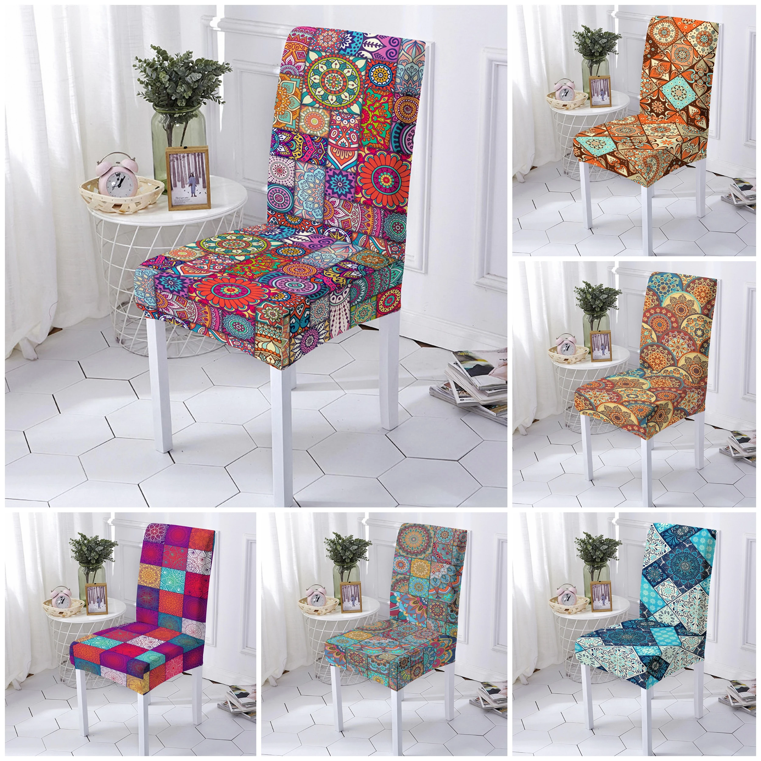 Mandala Chair Covers Elastic Stretch Flower Printing Chair Slipcovers For Dining Room Wedding Banquet Hotel Housse De Chaise
Mandala Chair Covers Elastic Stretch Flower Printing Chair Slipcovers For Dining Room Wedding Banquet Hotel Housse De Chaise