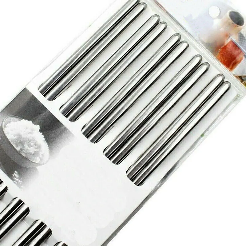 1 Pair Stainless Steel Chopsticks Non-slip Laser Engraving Patterns Food Sticks Reusable Sushi Hashi Chopsticks Portable
1 Pair Stainless Steel Chopsticks Non-slip Laser Engraving Patterns Food Sticks Reusable Sushi Hashi Chopsticks Portable