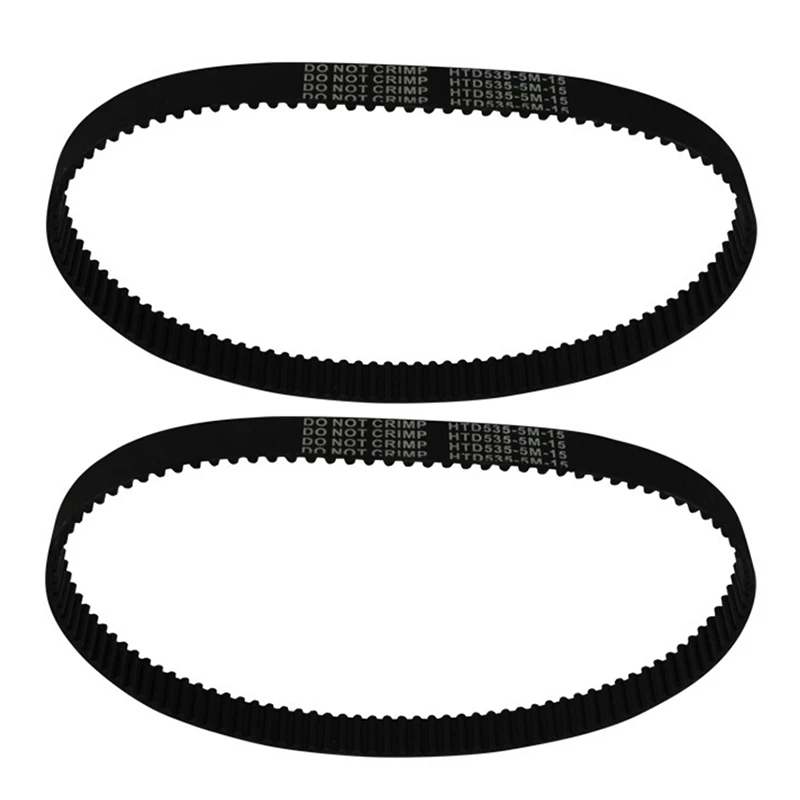 2Pcs Driving Belt Band Accessory Drive Timing Belt HTD 535 5M 15 535-5M-15 for E-Scooter Electric Bike Replacement Belt
2Pcs Driving Belt Band Accessory Drive Timing Belt HTD 535 5M 15 535-5M-15 for E-Scooter Electric Bike Replacement Belt