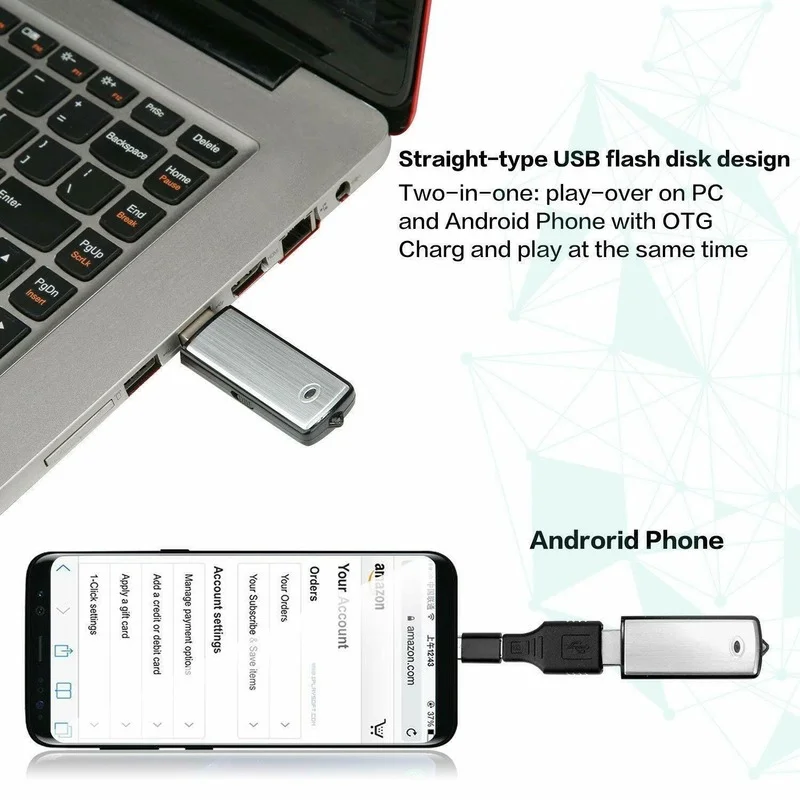 SRUTON Digital Audio Voice Recorder Pen Charger Usb Flash Drive U-Disk Recorder Usb 2.0 Digital Voice Recorder Support 32GB
SRUTON Digital Audio Voice Recorder Pen Charger Usb Flash Drive U-Disk Recorder Usb 2.0 Digital Voice Recorder Support 32GB