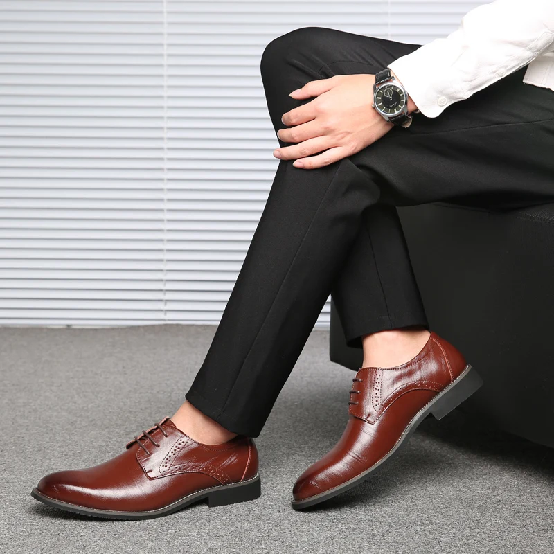 Classic Leather Dress Shoes Men Business Office Men Shoes Casual Party Male Shoes Formal Oxford Footwear Plus Size 48
Classic Leather Dress Shoes Men Business Office Men Shoes Casual Party Male Shoes Formal Oxford Footwear Plus Size 48