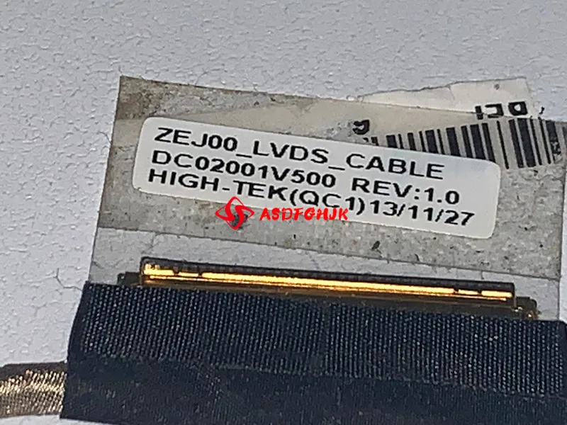Flex Cable Screen Tablet FOR Acer Iconia A3-A10 ZEJ00 _ Lvds _ Cable DC02001V500 100% Test Work
Flex Cable Screen Tablet FOR Acer Iconia A3-A10 ZEJ00 _ Lvds _ Cable DC02001V500 100% Test Work