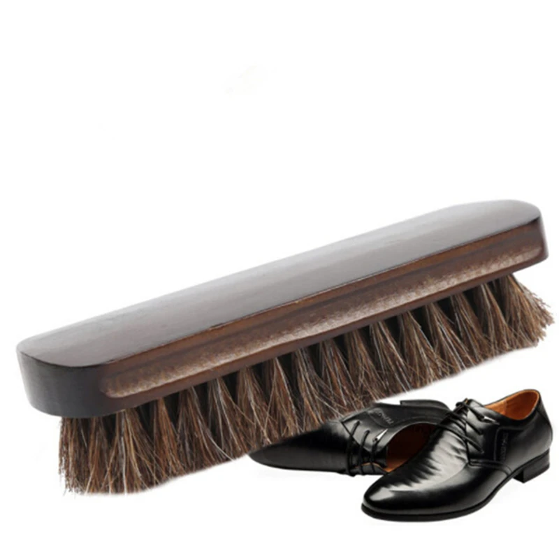 Horsehair Shoe Brush Polish Wood Handle Natural Leather Real Horse Hair Soft Polishing Tool Boot Polish Clean Tools
Horsehair Shoe Brush Polish Wood Handle Natural Leather Real Horse Hair Soft Polishing Tool Boot Polish Clean Tools