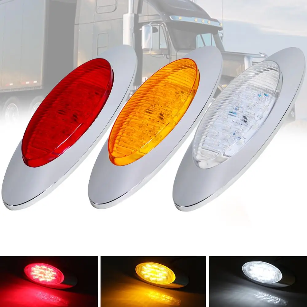 DC12V 16LED Side Marker Lights Car External Lights Warning Tail Light Auto Trailer Truck Lorry Lamps Boat Signal Lighting
DC12V 16LED Side Marker Lights Car External Lights Warning Tail Light Auto Trailer Truck Lorry Lamps Boat Signal Lighting
