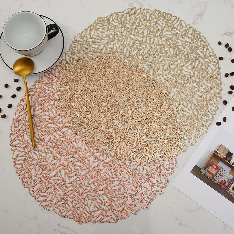 1pc PVC Placemat Hollow Insulation Coaster Pads Table Bowl Mats Wedding Home Decor Heat Resistant Placemat For Dining Table
1pc PVC Placemat Hollow Insulation Coaster Pads Table Bowl Mats Wedding Home Decor Heat Resistant Placemat For Dining Table