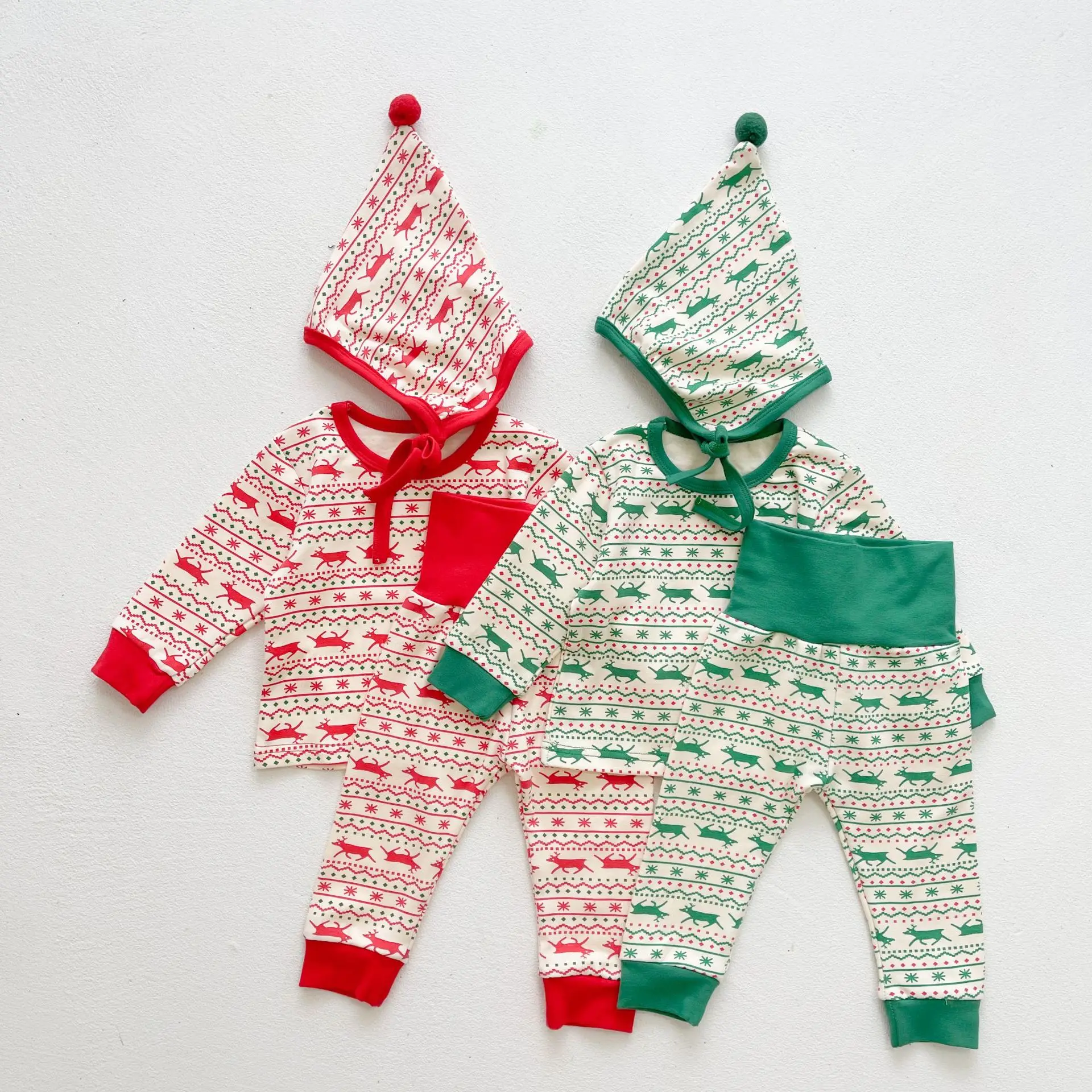 Christmas Deer Spring Autumn Infant Baby Boys Girls Long Sleeve Top + Pants + Hat Clothing Sets 2pieces Kids Boy Girl Suit
Christmas Deer Spring Autumn Infant Baby Boys Girls Long Sleeve Top + Pants + Hat Clothing Sets 2pieces Kids Boy Girl Suit