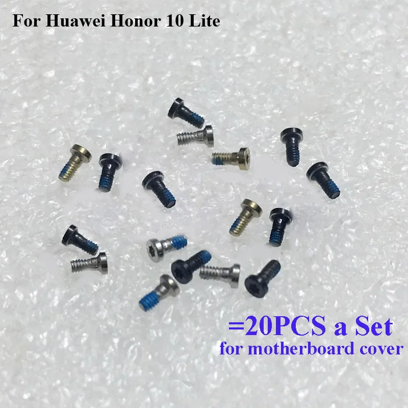 20 шт. набор черных винтов для Huawei Honor 10 Lite винты крышки материнской платы запчасти