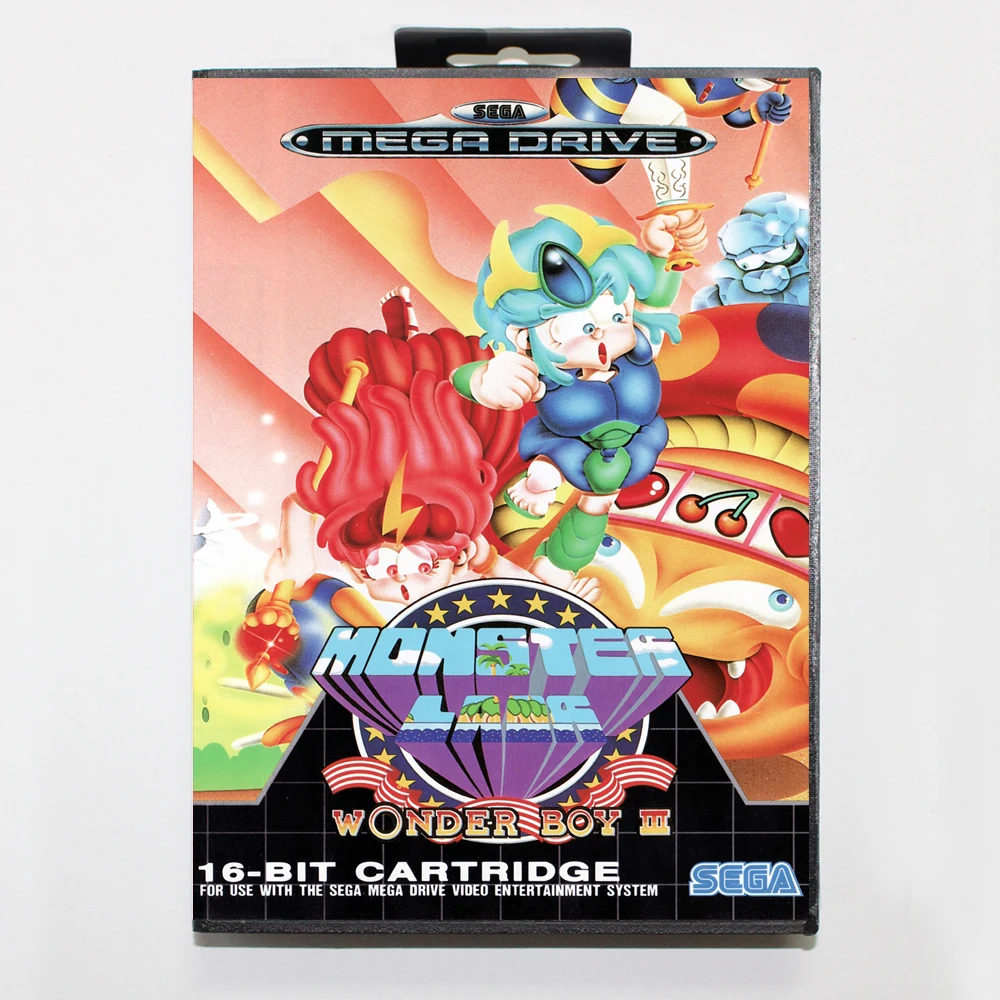 Wonderboy III Monster Lair 16bit MD Game Card For Sega Mega Drive/ Genesis with Retail Box
Wonderboy III Monster Lair 16bit MD Game Card For Sega Mega Drive/ Genesis with Retail Box