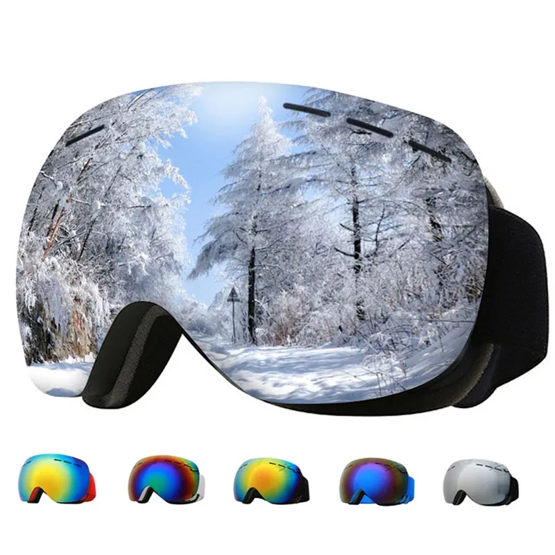 New Adult Ski Goggles Big Spherical Glasses Hx06 Double Layer Anti Fog Dust Wind Proof Impact Resistant Tpu Soft Frame Unise -40
New Adult Ski Goggles Big Spherical Glasses Hx06 Double Layer Anti Fog Dust Wind Proof Impact Resistant Tpu Soft Frame Unise -40