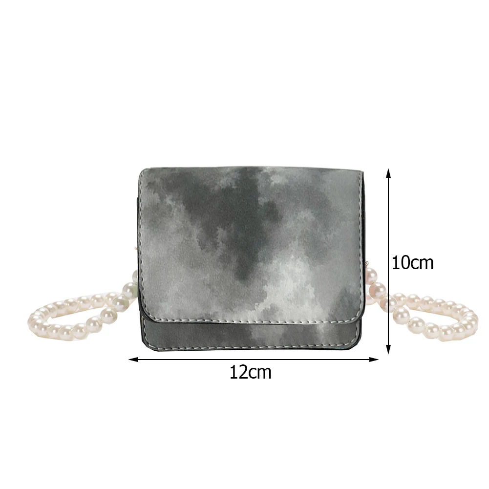 Fashion Women Tie-dye Pearl Chain Shoulder Crossbody Bags PU Leather Messenger Bag Casual Ladies Small Handbags Flap Purse
Fashion Women Tie-dye Pearl Chain Shoulder Crossbody Bags PU Leather Messenger Bag Casual Ladies Small Handbags Flap Purse