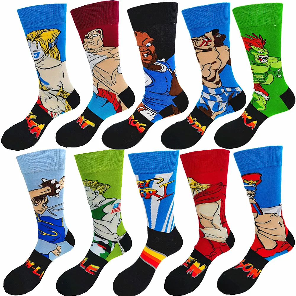 A Pair of Autumn and Winter Men's Stockings Creative Characters Street Wind Red Blue Green Black Warm and Comfortable Socks
A Pair of Autumn and Winter Men's Stockings Creative Characters Street Wind Red Blue Green Black Warm and Comfortable Socks