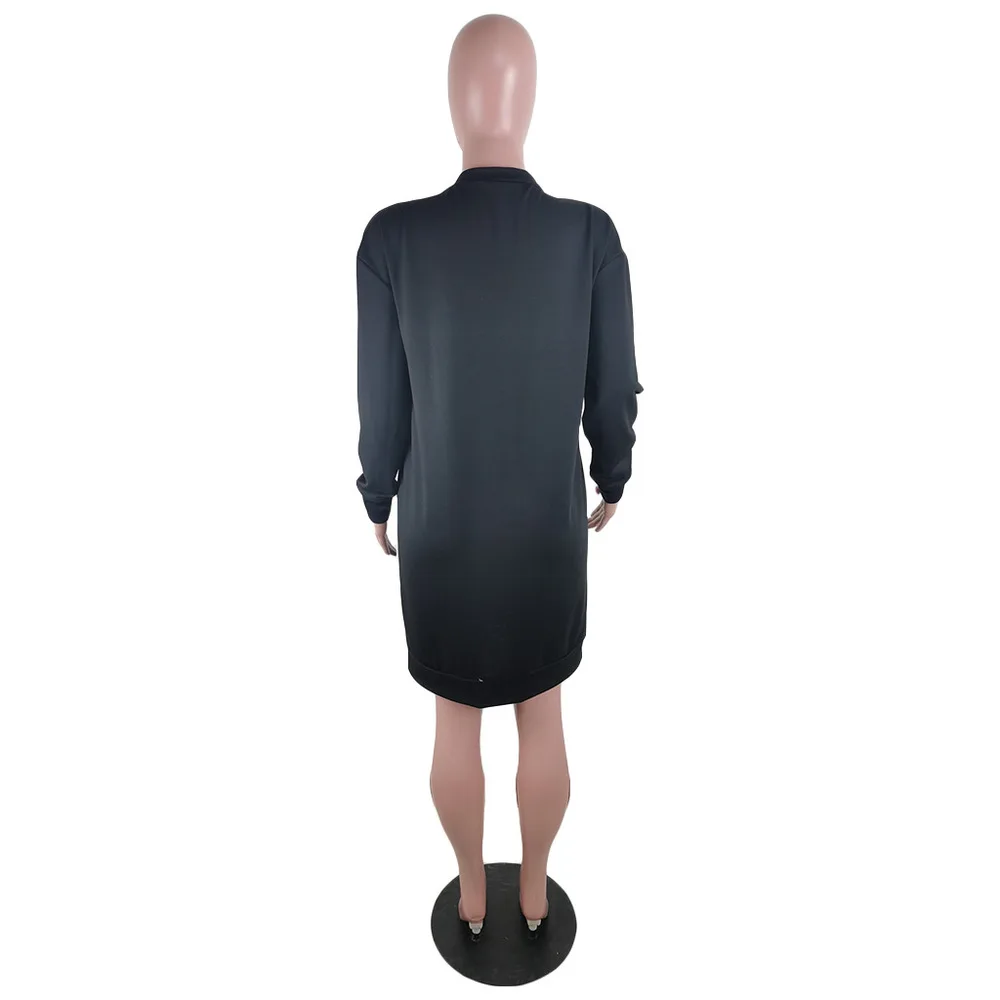 Black Red Letter Patchwork Spring Short Dress Women Round Neck Long Sleeve Loose Dresses Streetwear Ladies Plus Size Robe Femme 
Black Red Letter Patchwork Spring Short Dress Women Round Neck Long Sleeve Loose Dresses Streetwear Ladies Plus Size Robe Femme