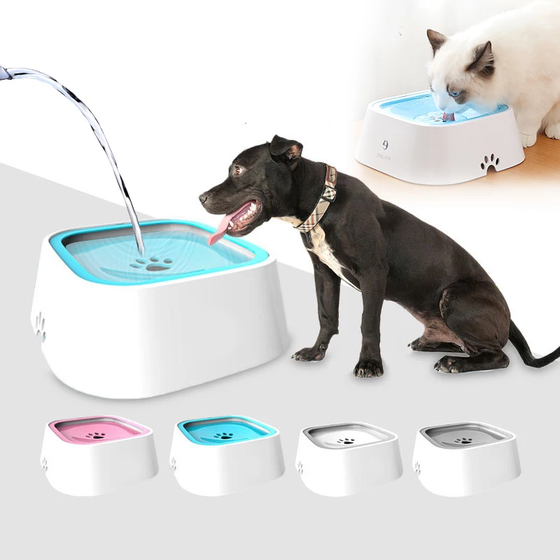 Dog Drinking Water Bowl 1.5L Floating Non-Wetting Mouth Cat Bowl Without Spill Drinking Water Dispenser ABS Plastic Dog Bowl
Dog Drinking Water Bowl 1.5L Floating Non-Wetting Mouth Cat Bowl Without Spill Drinking Water Dispenser ABS Plastic Dog Bowl