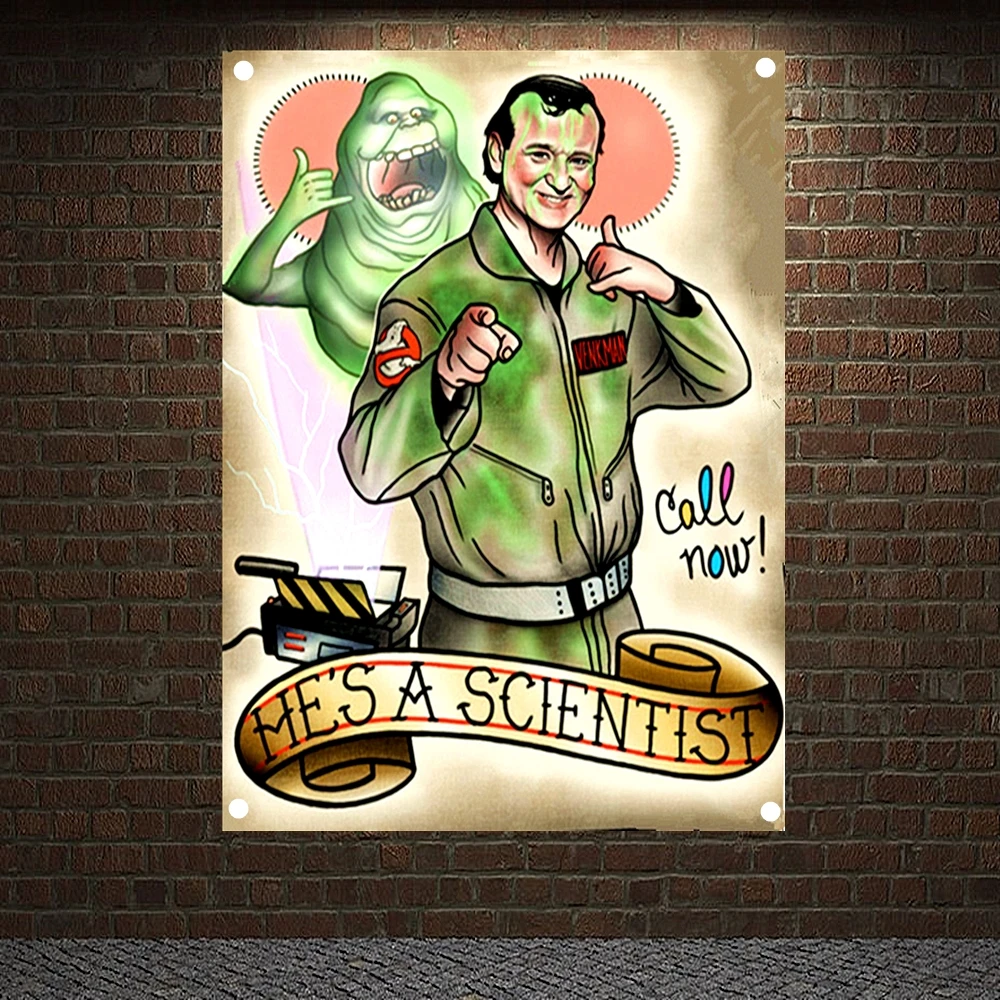 HE'S A SCIENTIST Tattoo Banners Canvas Painting Wall Art Print Posters Home Decor Mural Hanging Flag 4 Gromments in Corners
HE'S A SCIENTIST Tattoo Banners Canvas Painting Wall Art Print Posters Home Decor Mural Hanging Flag 4 Gromments in Corners