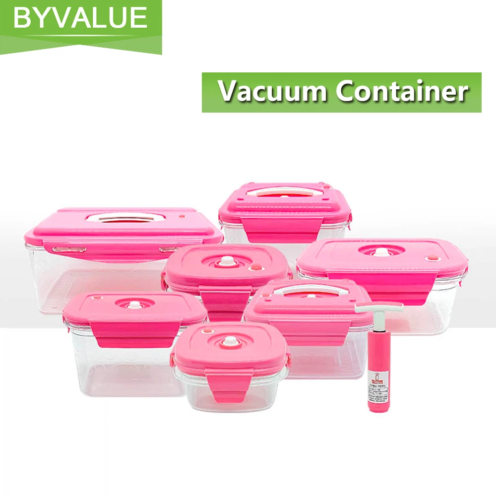 Vacuum Container Refrigerator Fresh Keeping Box Kitchen Storage Storage Tank Food Container Coffee Beans Grains Candy Containers
Vacuum Container Refrigerator Fresh Keeping Box Kitchen Storage Storage Tank Food Container Coffee Beans Grains Candy Containers