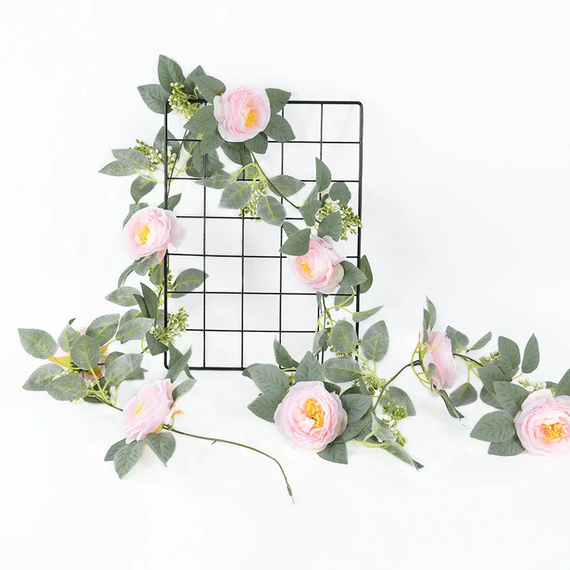 2M Artificial Flowers Rose Ivy Vine Wedding Decorations Silk Flower Garland String With Leaves Festival Party Home Hanging Decor
2M Artificial Flowers Rose Ivy Vine Wedding Decorations Silk Flower Garland String With Leaves Festival Party Home Hanging Decor