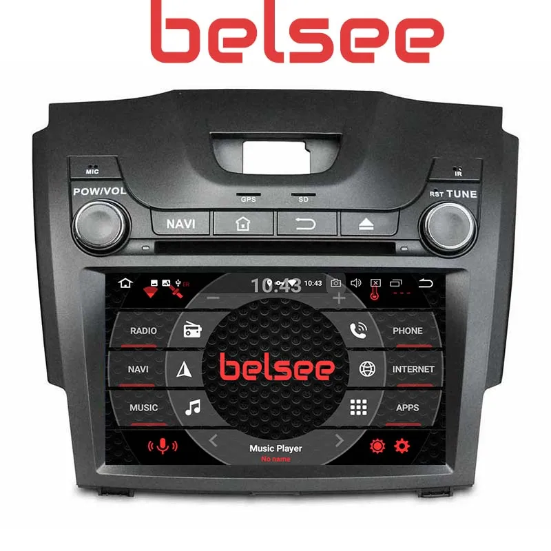 Belsee Android 10 автомобильный DVD Радио GPS навигация Мультимедиа для Chevrolet TrailBlazer S S10 Colorado