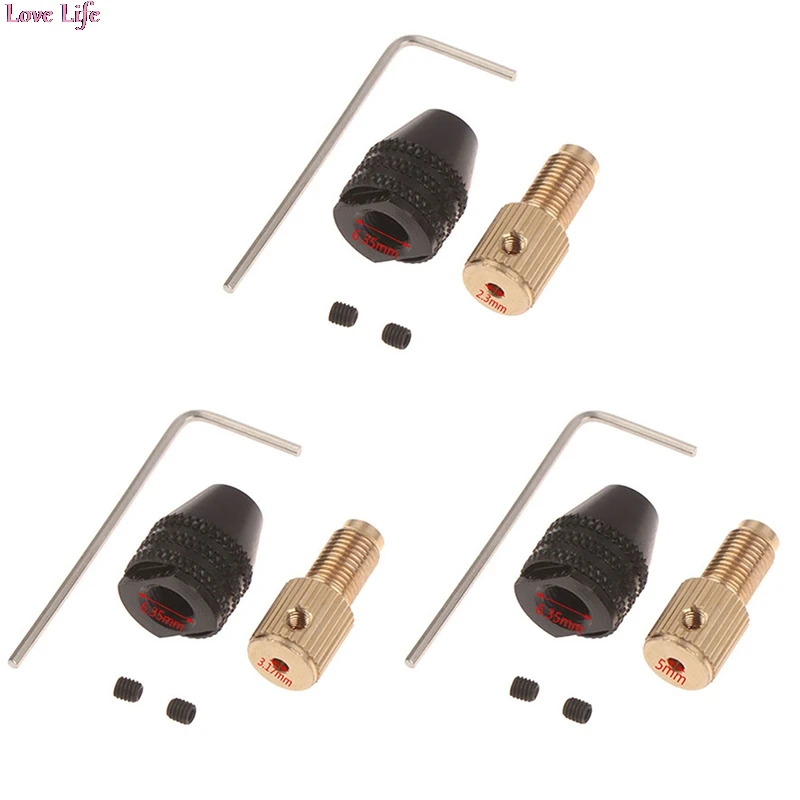 2.3mm/3.17mm/ 5mm Electric Motor Shaft Mini Drill Chuck Fixture 0.5-3.2 Mm Drill Bit Micro Drill Chuck Hex Drill Chuck Adapter
2.3mm/3.17mm/ 5mm Electric Motor Shaft Mini Drill Chuck Fixture 0.5-3.2 Mm Drill Bit Micro Drill Chuck Hex Drill Chuck Adapter