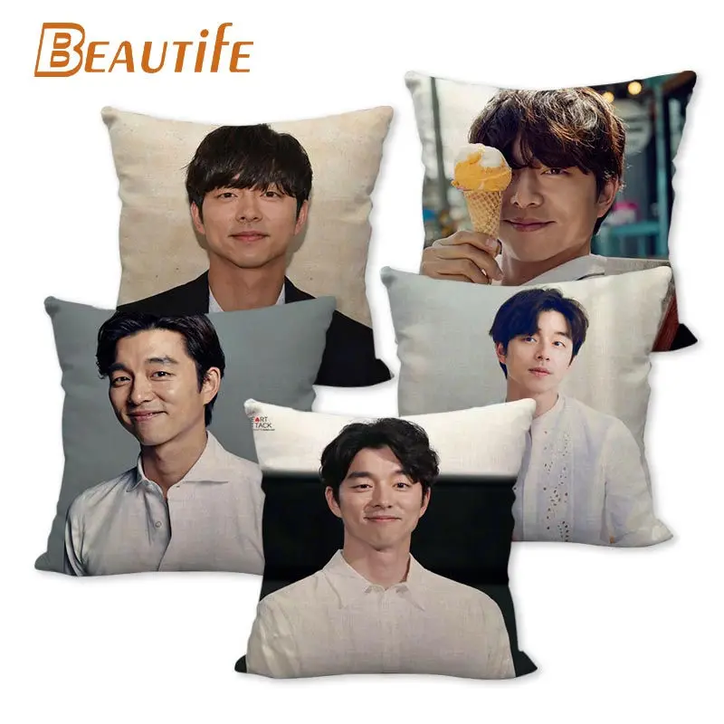 Custom Gong Yoo KPOP Pillowcase Wedding Decorative Cotton Linen Pillow Case For Home Pillow Cover 45X45cm One Side
Custom Gong Yoo KPOP Pillowcase Wedding Decorative Cotton Linen Pillow Case For Home Pillow Cover 45X45cm One Side