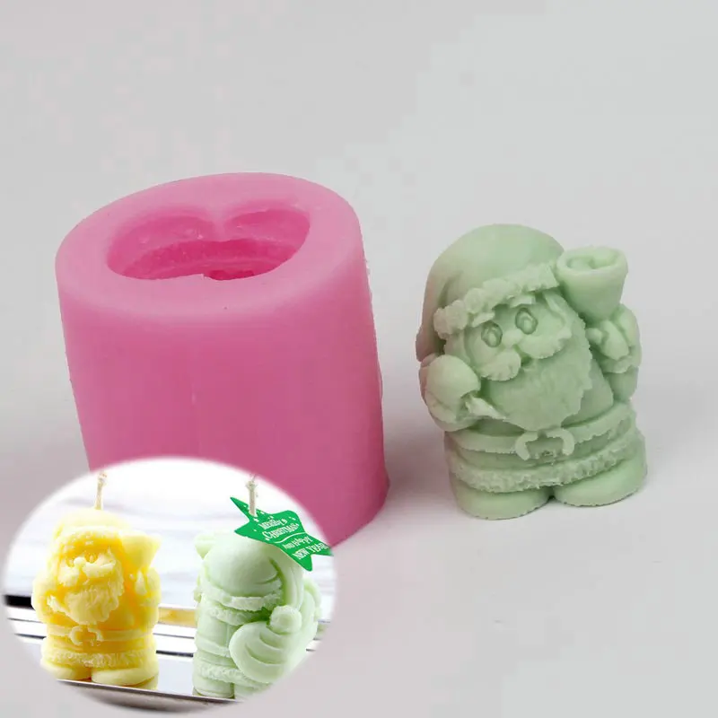Mold Cake Santa Claus Candle Claus XMAS Chocolate Candle Mould Soap Fondant Craft Silicone Baking Silicone mold
Mold Cake Santa Claus Candle Claus XMAS Chocolate Candle Mould Soap Fondant Craft Silicone Baking Silicone mold