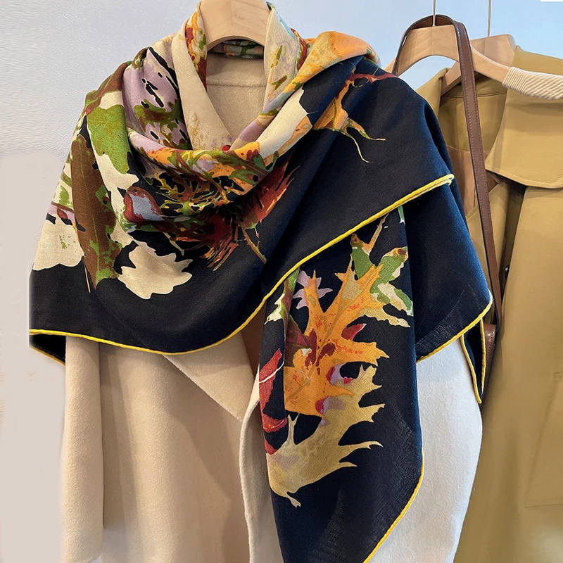 Luxury 60% Wool 40% Silk Scarf Shawls for Women Luxury Winter's Scarf Square Silk Pattern Printed Hand Rolled Wool Shawl Stole
Luxury 60% Wool 40% Silk Scarf Shawls for Women Luxury Winter's Scarf Square Silk Pattern Printed Hand Rolled Wool Shawl Stole