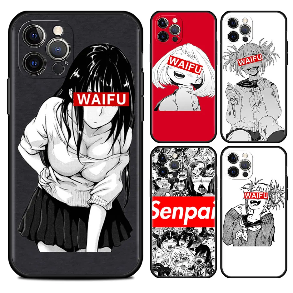 Sugoi Senpai Anime Waifu Cell Phone Case For iPhone 11 13 7 8 Plus XR 12 Pro Max X 6 6s XS 12 Mini 5 SE Cover Black Soft Coque
Sugoi Senpai Anime Waifu Cell Phone Case For iPhone 11 13 7 8 Plus XR 12 Pro Max X 6 6s XS 12 Mini 5 SE Cover Black Soft Coque