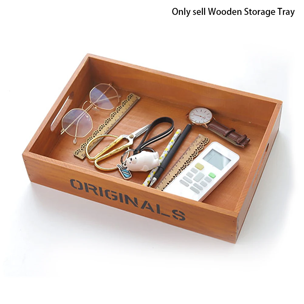 Wooden Storage Tray Jewelry Cosmetic Toilet Paper Storage Pen Holder Durable Office Home Desktop Stationery Organizer #920
Wooden Storage Tray Jewelry Cosmetic Toilet Paper Storage Pen Holder Durable Office Home Desktop Stationery Organizer #920