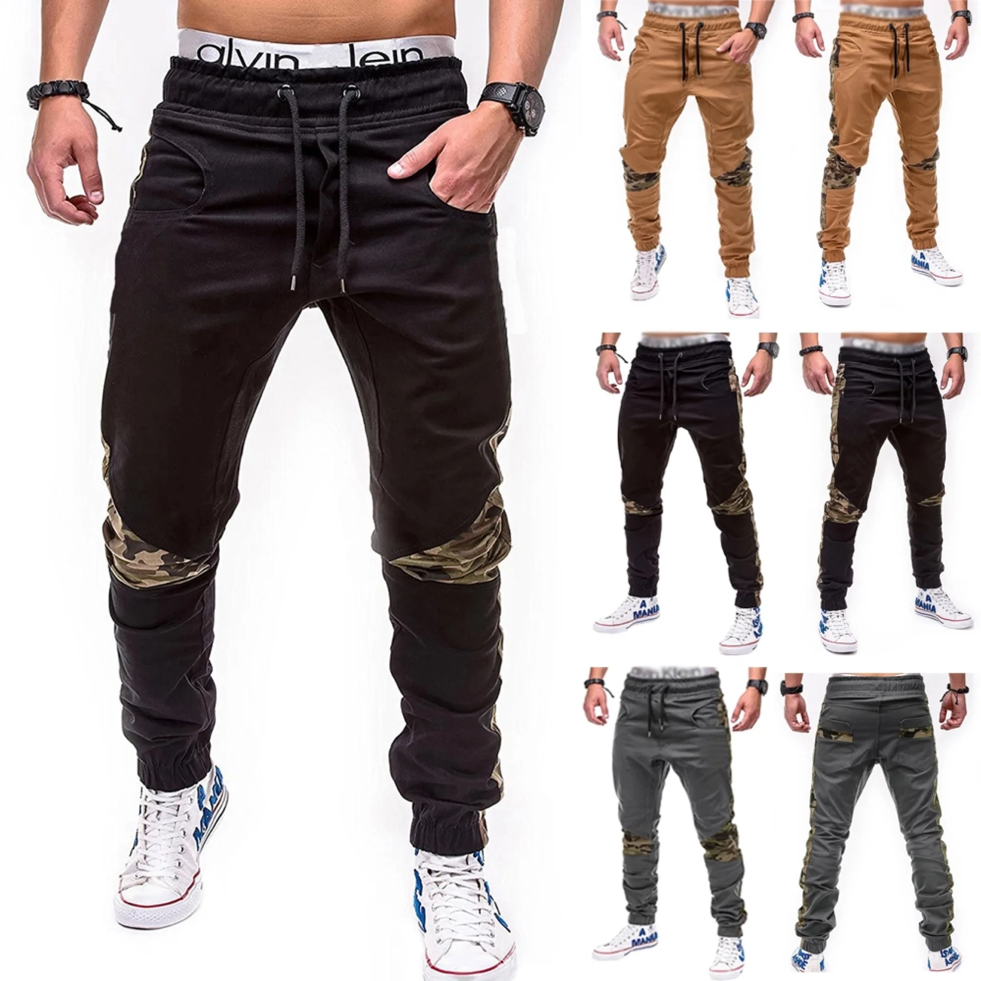 Hot! Men’s Pants Men’s Camouflage Stitching Drawstring Casual Pants Elastic Waist Belt Drawstring Pocket Sports Pants Outdoor
Hot! Men’s Pants Men’s Camouflage Stitching Drawstring Casual Pants Elastic Waist Belt Drawstring Pocket Sports Pants Outdoor