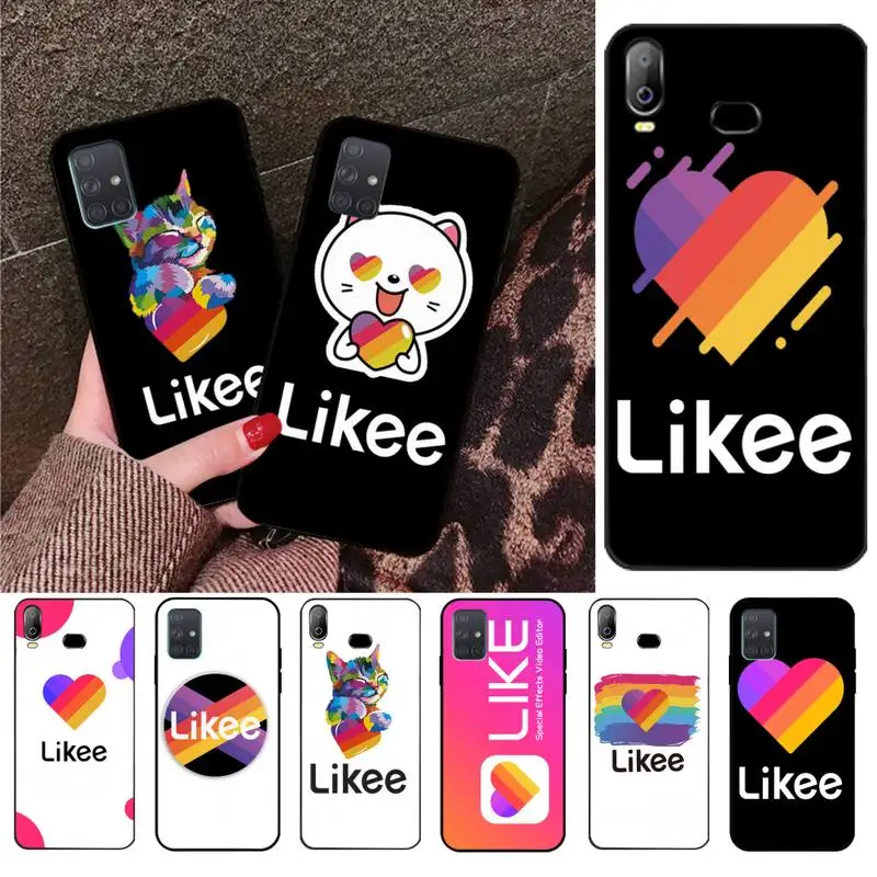 Мягкий ТПУ чехол для телефона PENGHUWAN Likee с забавным котом медведем любовным