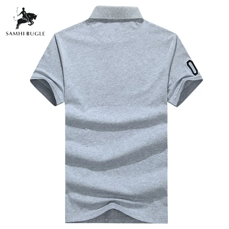 SAMHI BUGLE Top GradeCotton Polo Shirt Men Fashion Summer Breathable Polos Para Hombre 3D Embroidery Short Sleeve Men Polo Shirt
SAMHI BUGLE Top GradeCotton Polo Shirt Men Fashion Summer Breathable Polos Para Hombre 3D Embroidery Short Sleeve Men Polo Shirt