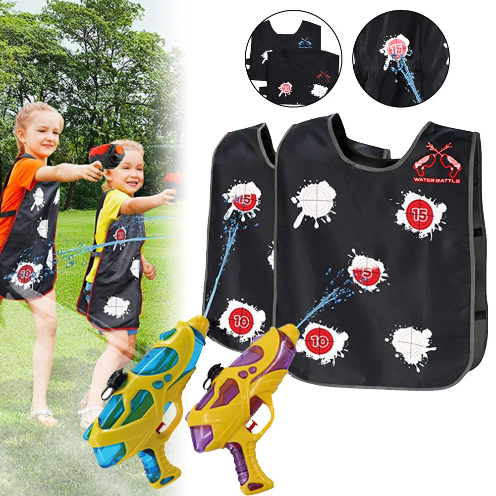 Water Gun Water-Activated Vest Squirt Gun Water Fight Supplies Summer Toys Outdoor Swimming Pool Toys for Kids and Adults
Water Gun Water-Activated Vest Squirt Gun Water Fight Supplies Summer Toys Outdoor Swimming Pool Toys for Kids and Adults