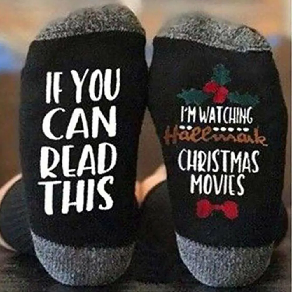 Christmas Series Women Socks Cotton 2022 NEW Years Cartoon Long Socks Xmas Enlish Letter Thicken Socks
Christmas Series Women Socks Cotton 2022 NEW Years Cartoon Long Socks Xmas Enlish Letter Thicken Socks