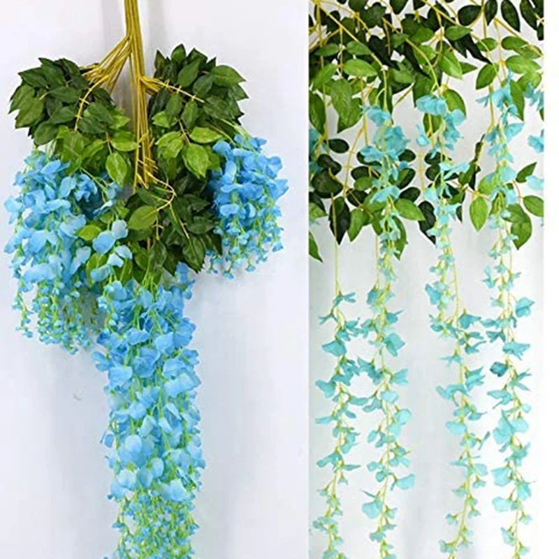24 Pcs Artificial Fake Vine Vine Vine Garland Silk Flower String Home Party Wedding Decoration Extra Long Thick
24 Pcs Artificial Fake Vine Vine Vine Garland Silk Flower String Home Party Wedding Decoration Extra Long Thick