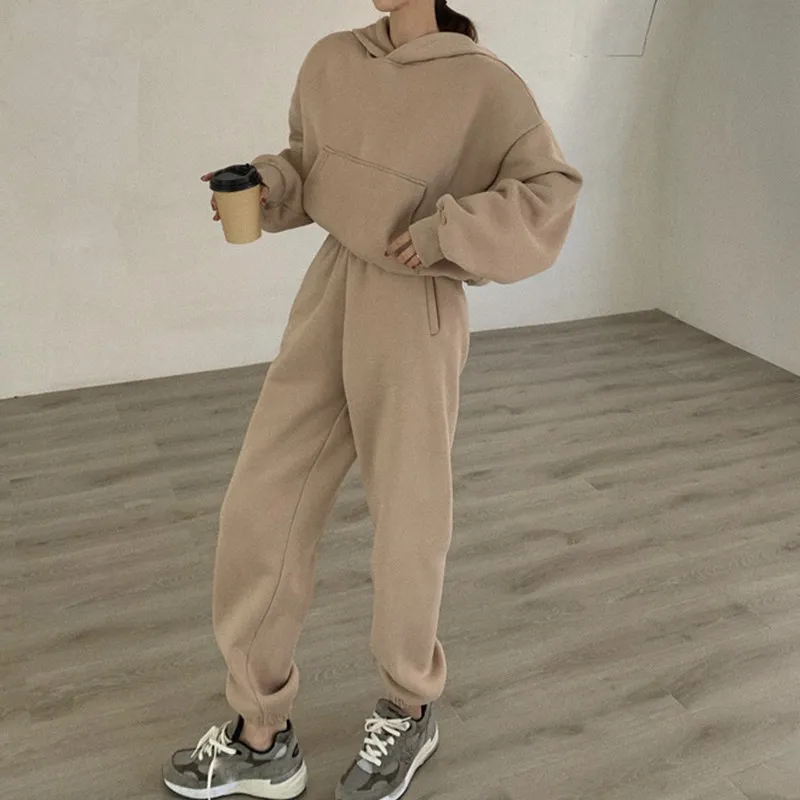 Y2k Oversized Tracksuit Women Suit Fleece Hoodies Casual Sports Set Sweatshirts Pullover Jogging Sweatpants Korean Fashion 2021
Y2k Oversized Tracksuit Women Suit Fleece Hoodies Casual Sports Set Sweatshirts Pullover Jogging Sweatpants Korean Fashion 2021