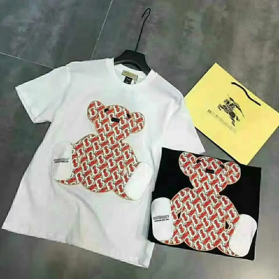 2021 BT Series Tide Brand Embroidered Teddy Bear Short Sleeve T-shirt Women's Round Neck Pure Cotton Short Sleeve Tee Couple
2021 BT Series Tide Brand Embroidered Teddy Bear Short Sleeve T-shirt Women's Round Neck Pure Cotton Short Sleeve Tee Couple