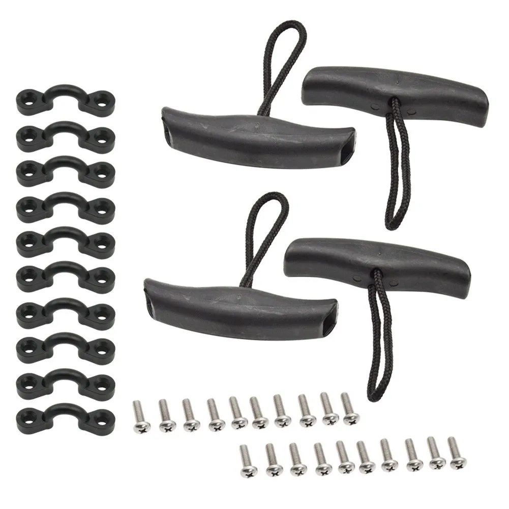 34PCS/set Kayak Boat Handles Rope T-Handle KK-T15 With Cord Pad Eyes Nylon Buckle Stainless Steel Screw For Canoe Boat Accessory
34PCS/set Kayak Boat Handles Rope T-Handle KK-T15 With Cord Pad Eyes Nylon Buckle Stainless Steel Screw For Canoe Boat Accessory