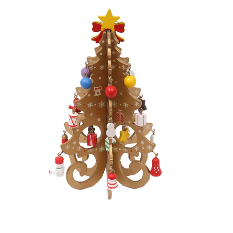 1pc Christmas Tree Children's Handmade DIY Stereo Wooden Scene Layout Decorations Ornaments Hot
1pc Christmas Tree Children's Handmade DIY Stereo Wooden Scene Layout Decorations Ornaments Hot