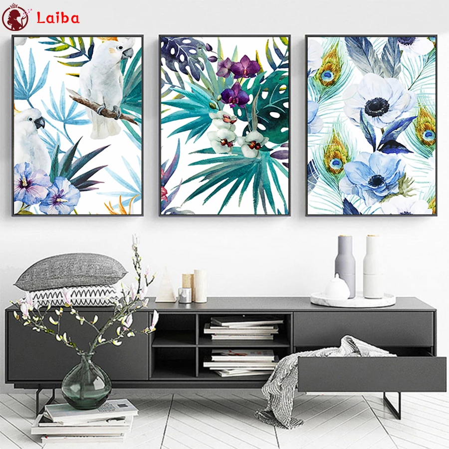 DIY round square diamond embroidery Watercolor Parrot Plant Leaves and Flowers pattern cross stitch kits 5d diamond 3pcs
DIY round square diamond embroidery Watercolor Parrot Plant Leaves and Flowers pattern cross stitch kits 5d diamond 3pcs