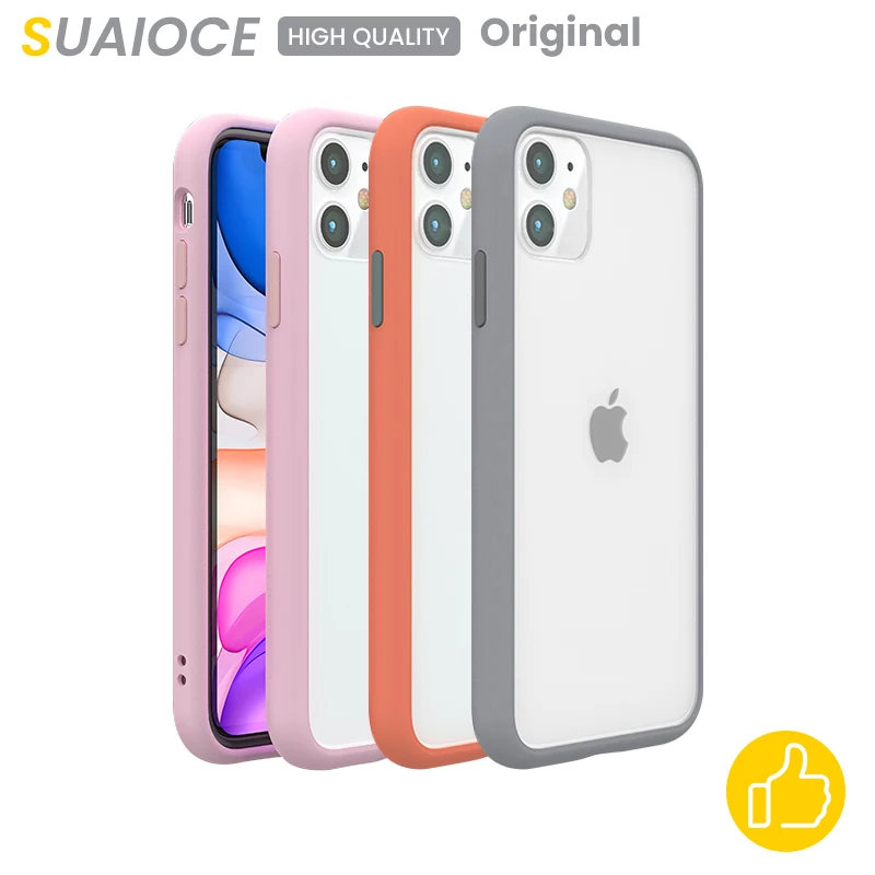 SUAIOCE Shockproof Bumper Transparent Silicone Phone Case For iPhone 11 Pro Max Soft TPU Back Cover For iPhone X XS Max XR Case
SUAIOCE Shockproof Bumper Transparent Silicone Phone Case For iPhone 11 Pro Max Soft TPU Back Cover For iPhone X XS Max XR Case