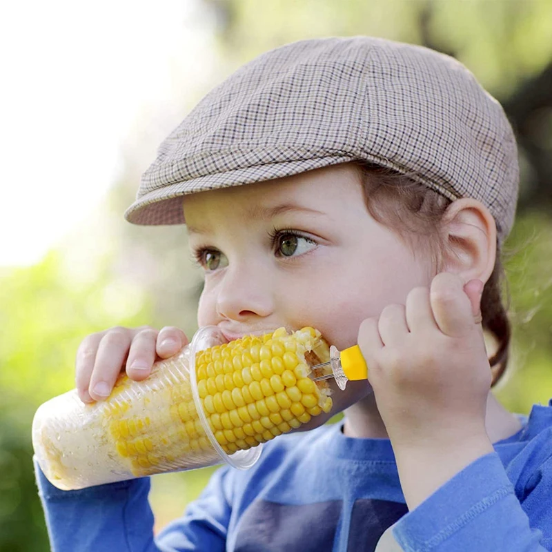 18Pcs BBQ Corn Holders,Corn Cob Skewers Stainless Steel with Silicone Handle-Great for Home Cooking, Picnics, Camping
18Pcs BBQ Corn Holders,Corn Cob Skewers Stainless Steel with Silicone Handle-Great for Home Cooking, Picnics, Camping