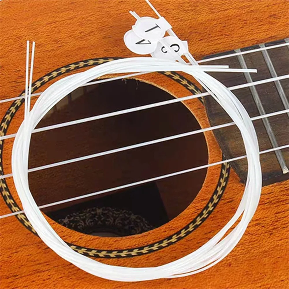 Nylon Strings Universal Ukulele String For 21in 23in 26in Ukuleles Classical Guitar Strings Set Clear Nylon Silver Strings
Nylon Strings Universal Ukulele String For 21in 23in 26in Ukuleles Classical Guitar Strings Set Clear Nylon Silver Strings