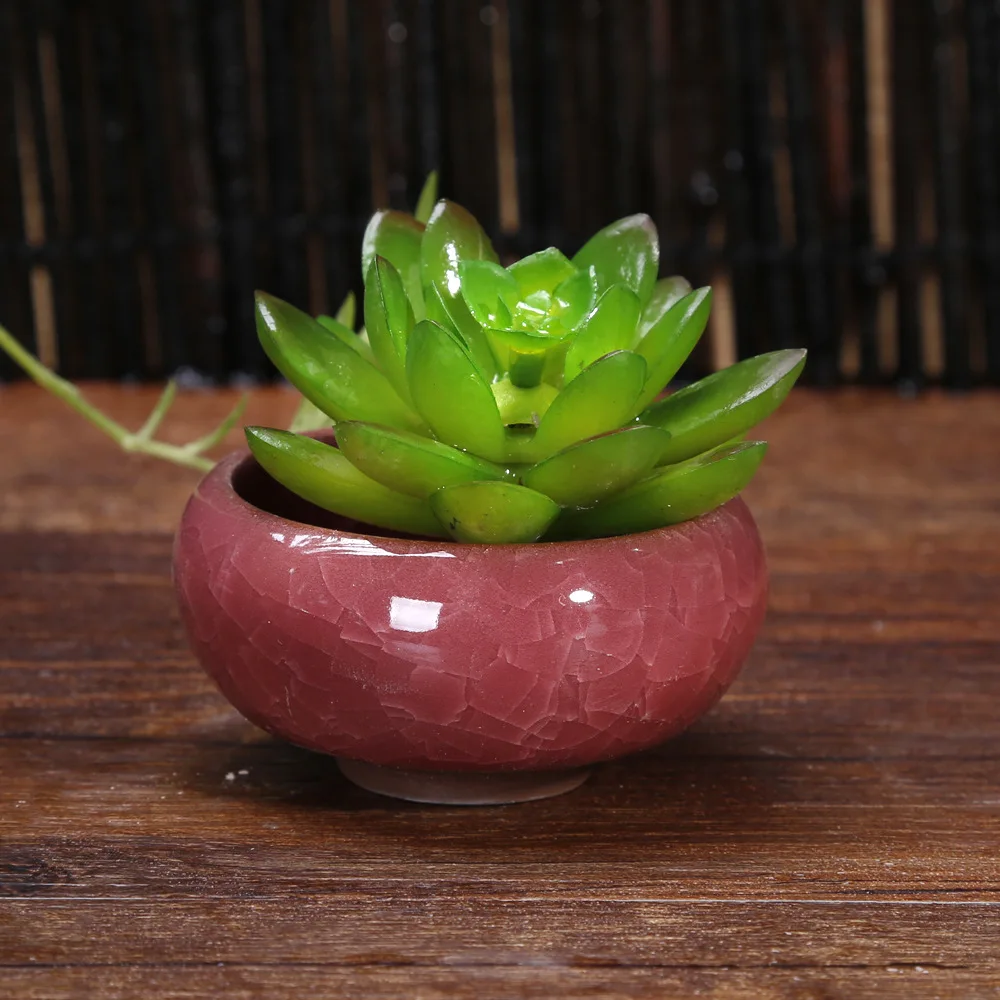 Colorful ice cracked ceramic mini pots succulents potted home decoration office desktop decorative pots without plant
Colorful ice cracked ceramic mini pots succulents potted home decoration office desktop decorative pots without plant