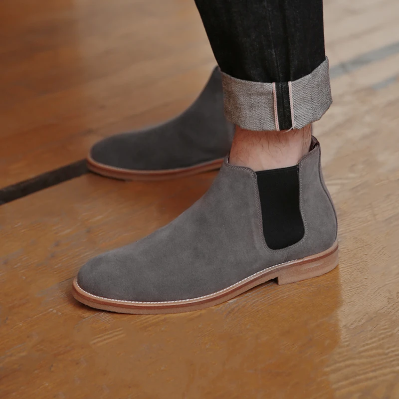 2020 New Suede Men's Martins Boots Genuine Leather Leisure Boot Shoes High Quality Mens Chelsea Ankle Boot Footwear
2020 New Suede Men's Martins Boots Genuine Leather Leisure Boot Shoes High Quality Mens Chelsea Ankle Boot Footwear